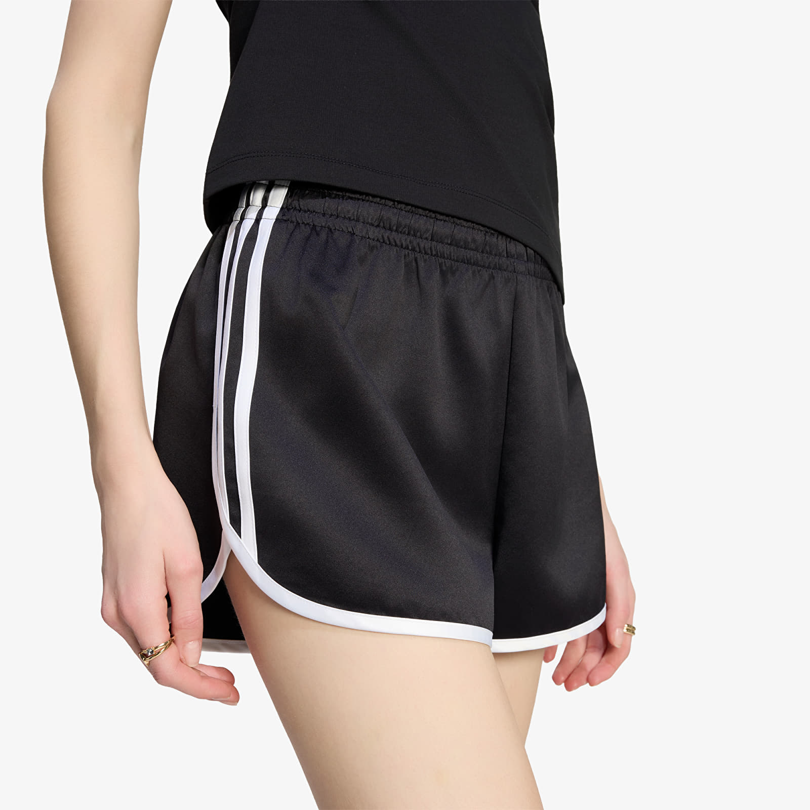 Shorts adidas Satin 3S Sprinter Short Black/ White