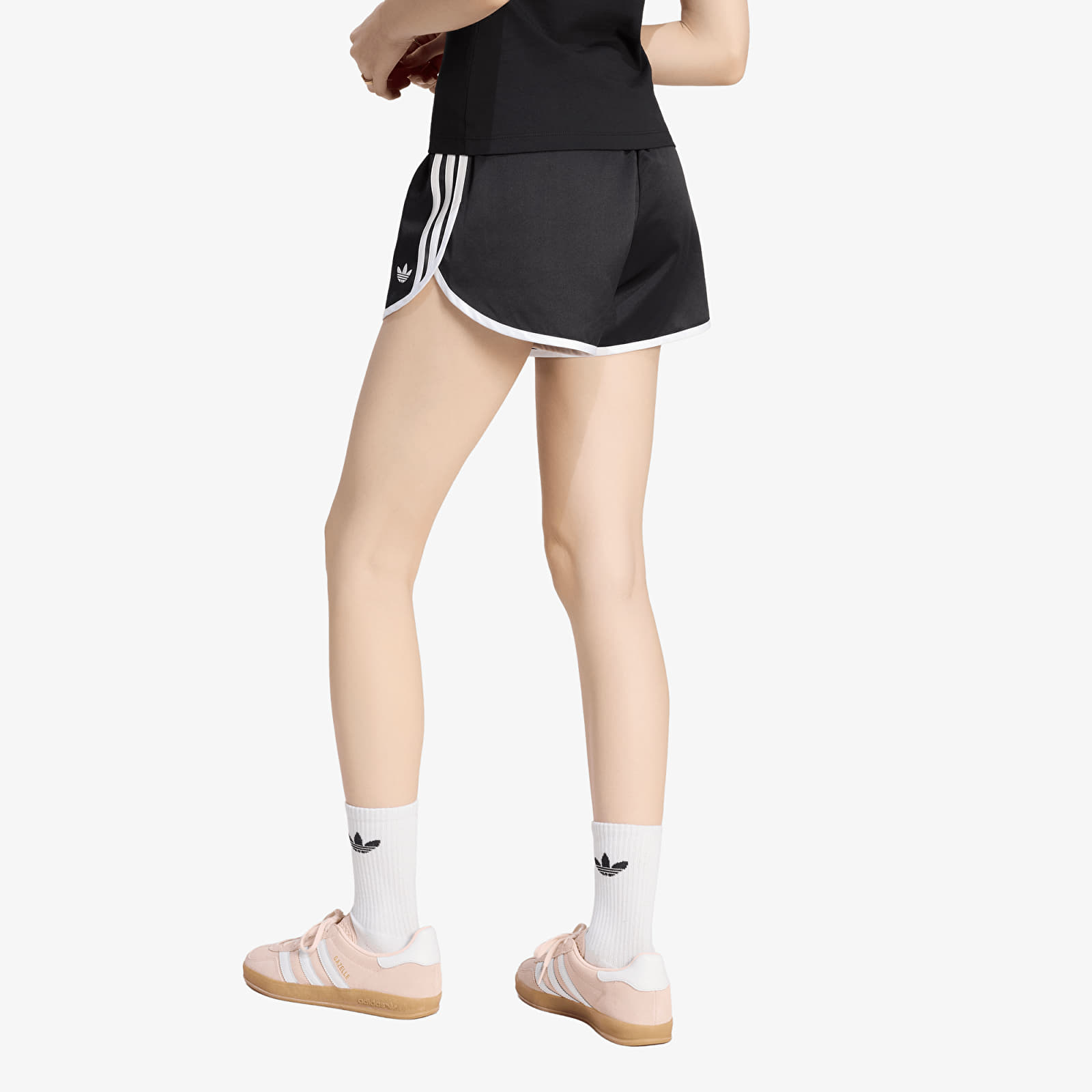 Shorts adidas Satin 3S Sprinter Short Black/ White