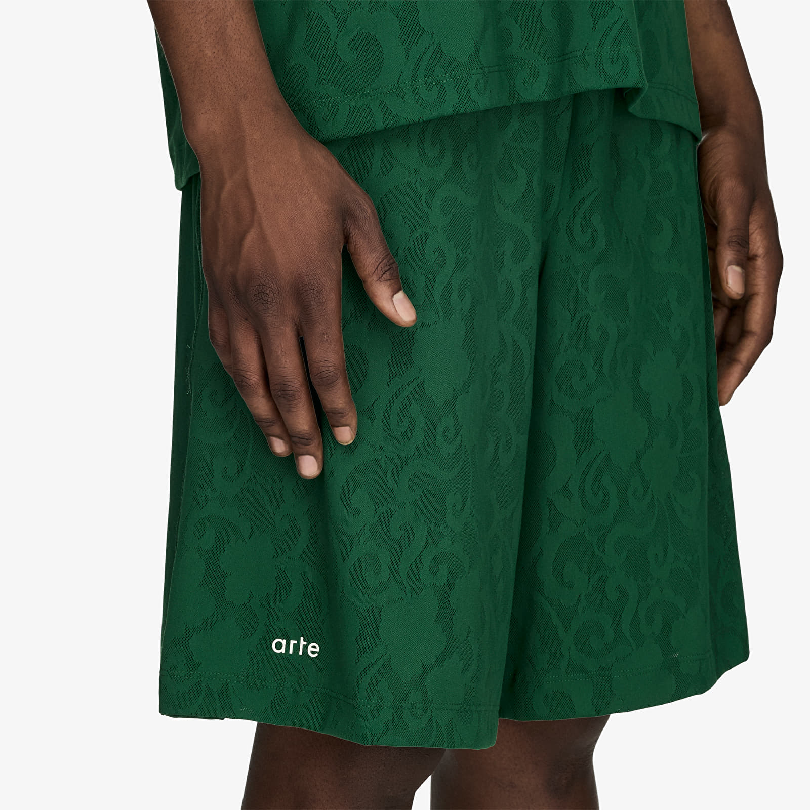 Korte broeken adidas x Arte Antwerp Engineered Lace Football Shorts Amazon Green/ Off White