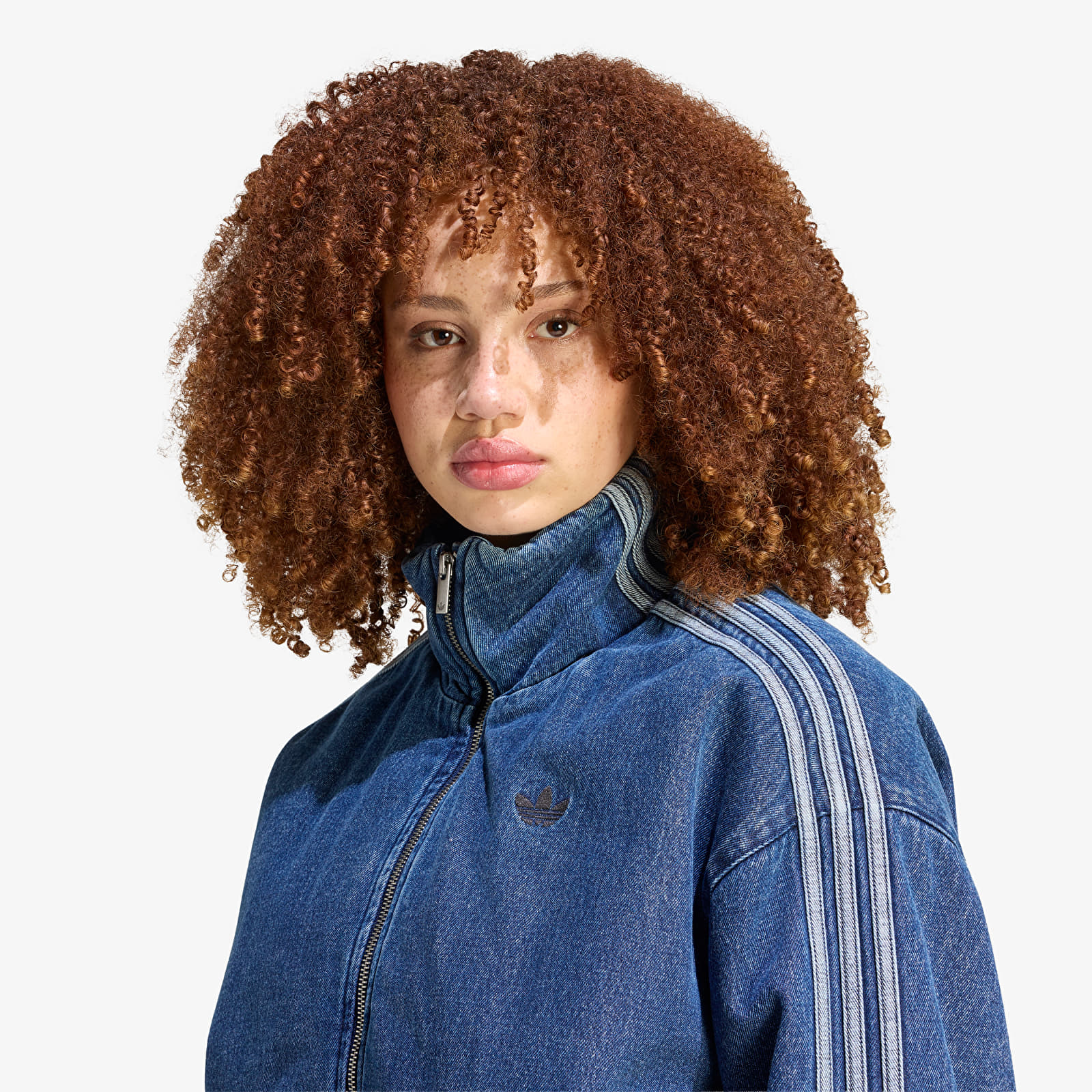 Kabátok adidas Firebird Jacket Indigo Denim