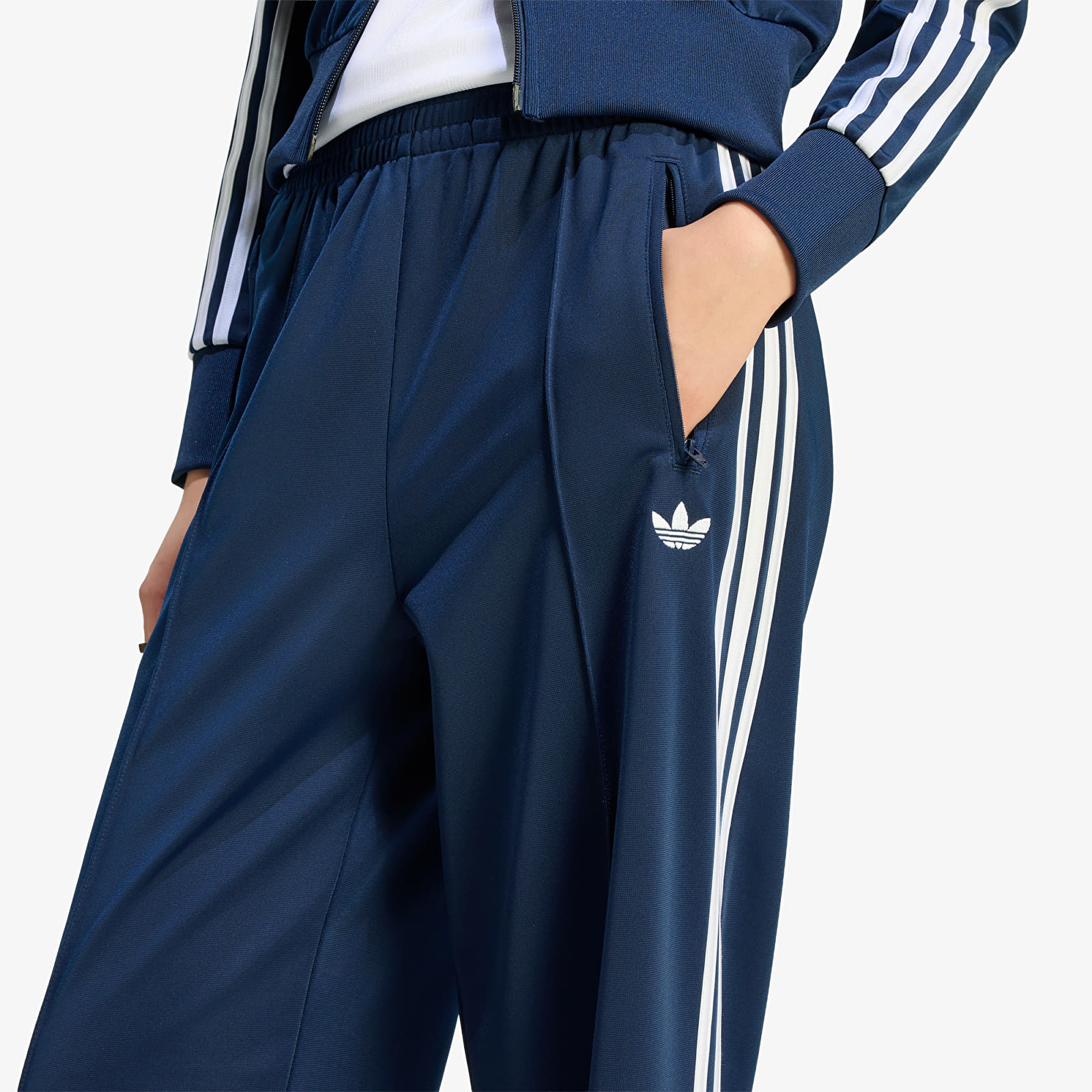 Joggingbukser adidas Firebird Loose Tracksuit Pants Night Indigo/ White