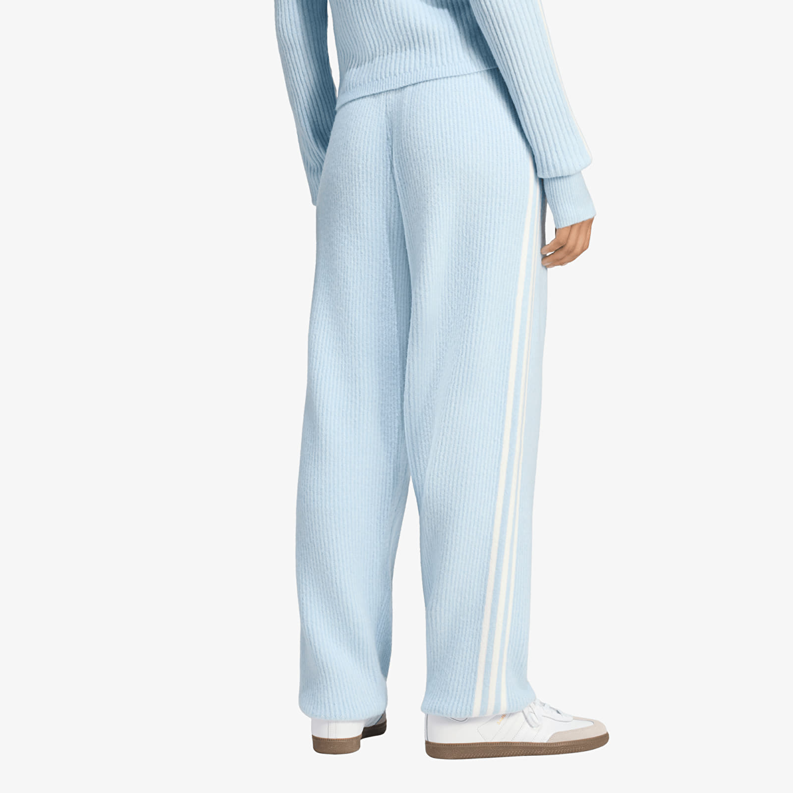 Jogger Pants adidas Adiluna Season 2 x Jennie Knitted Loose Pants Wonder Blue