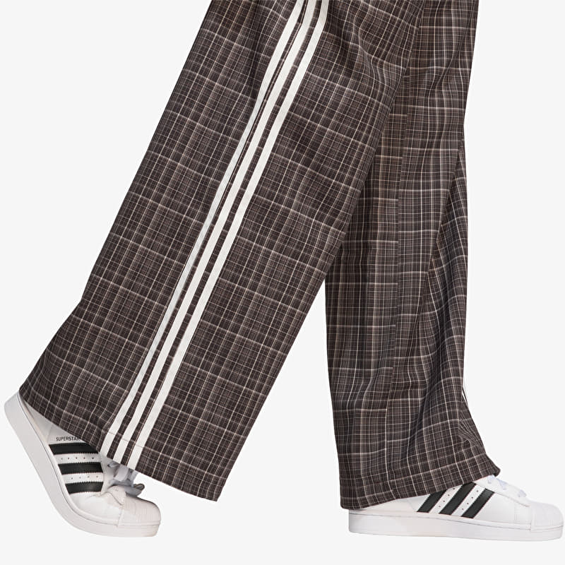adidas Loose Check Track Pants Night Brown