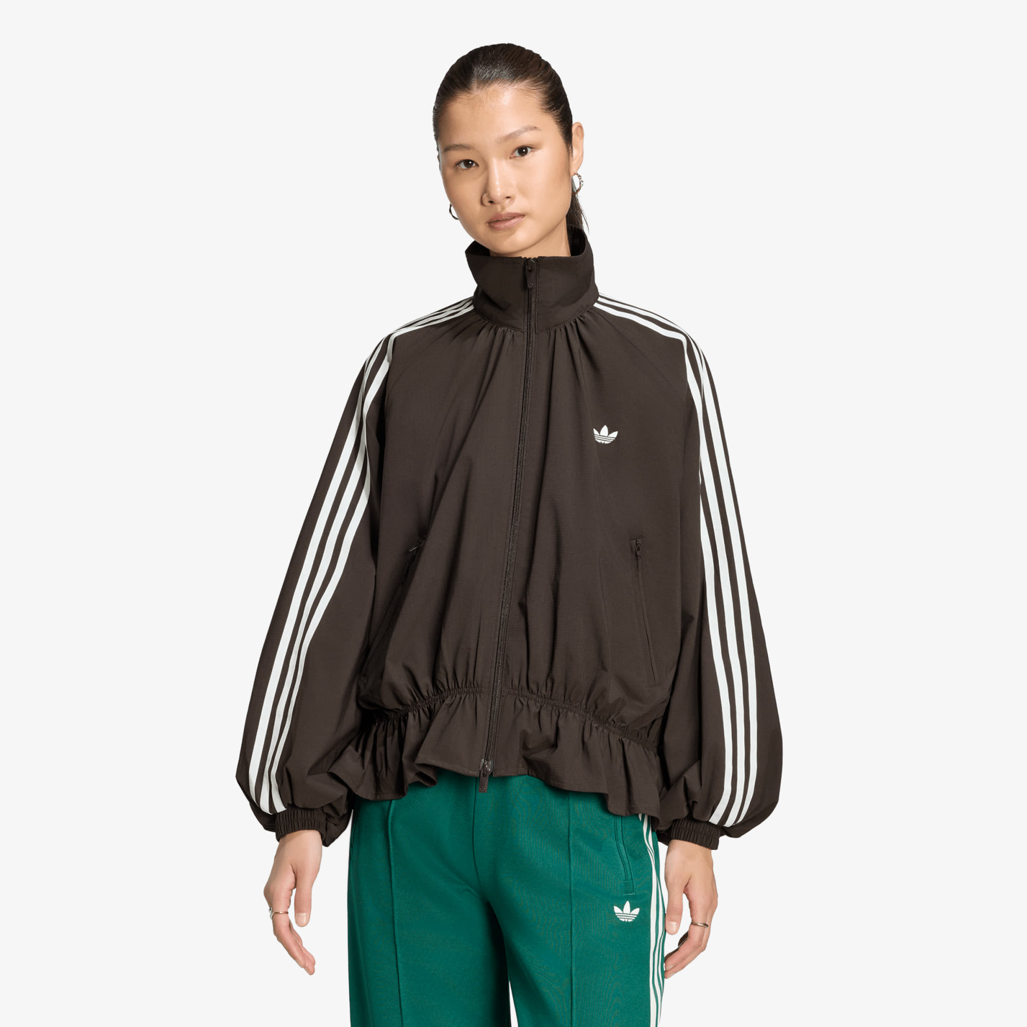Jacket adidas Blousy Oversized Track Top Night Brown M