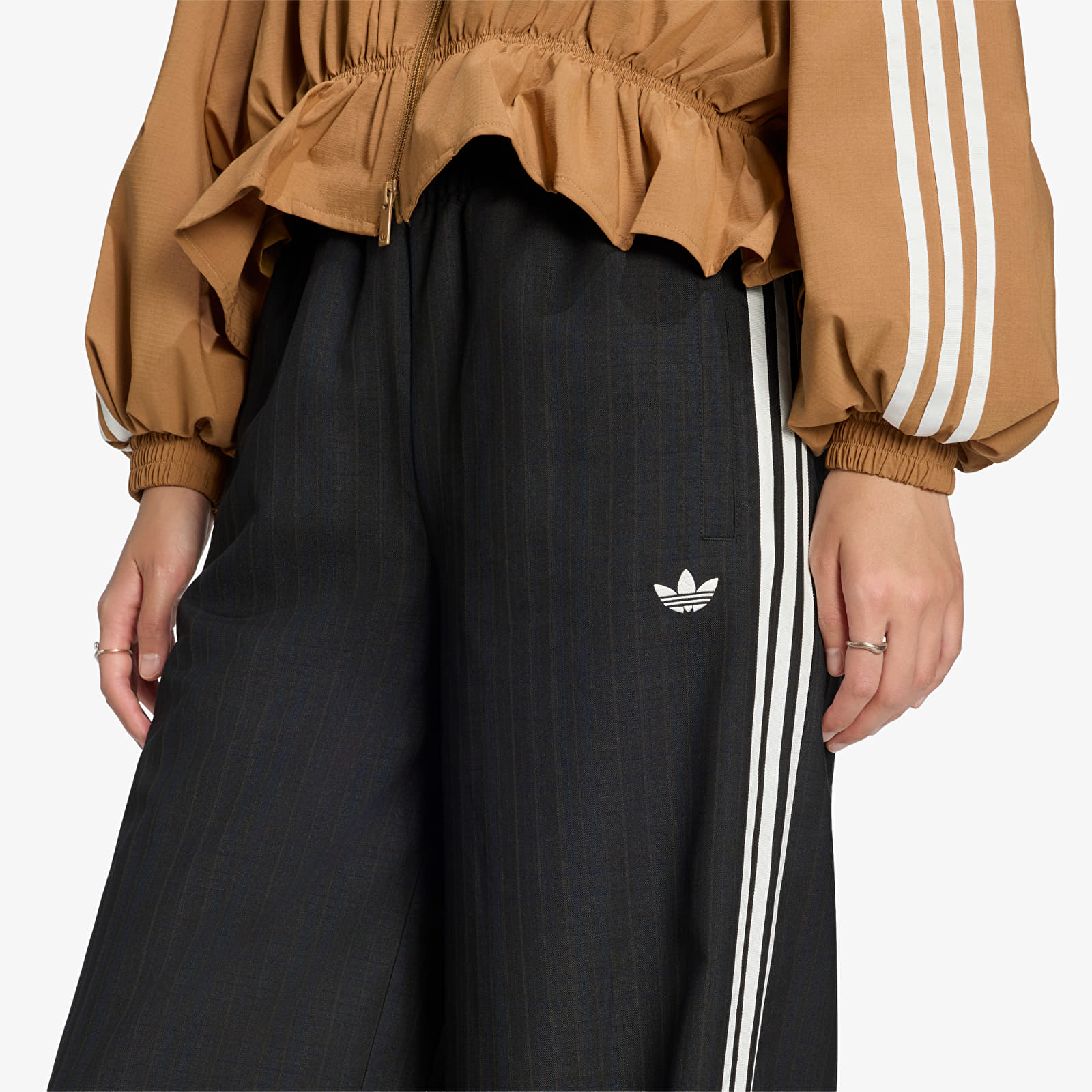 Pants adidas Loose Check Track Pants Black