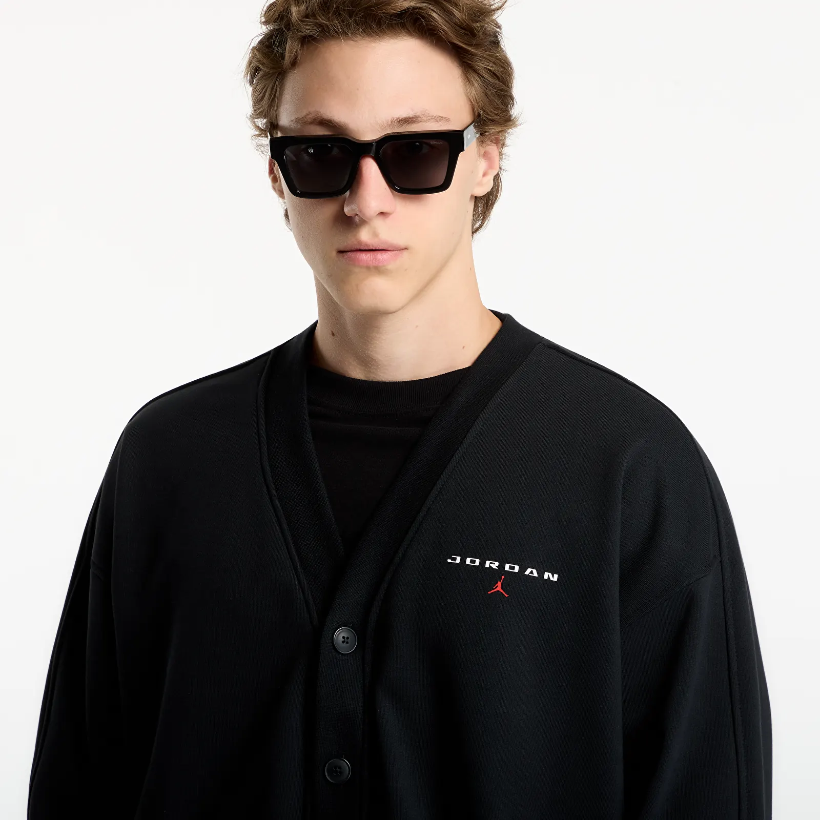 Men's hoodies Jordan Flight Men's Cardigan Black