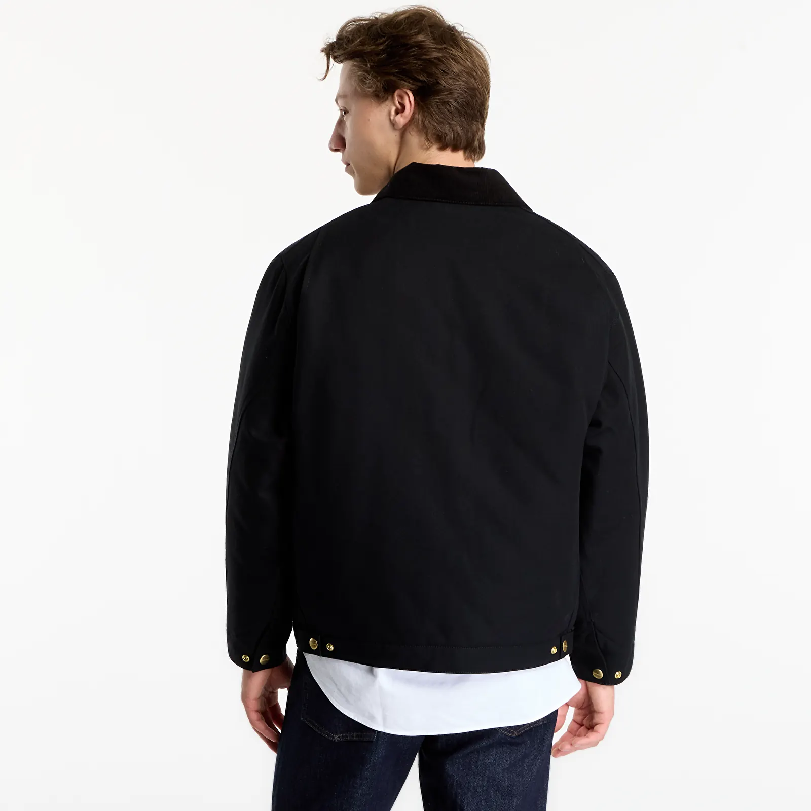 Miesten takit Carhartt WIP OG Detroit Jacket Black/ Black UNISEX