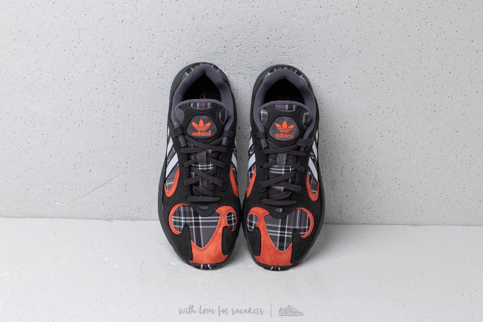 Adidas yung 1 solid grey top & amber