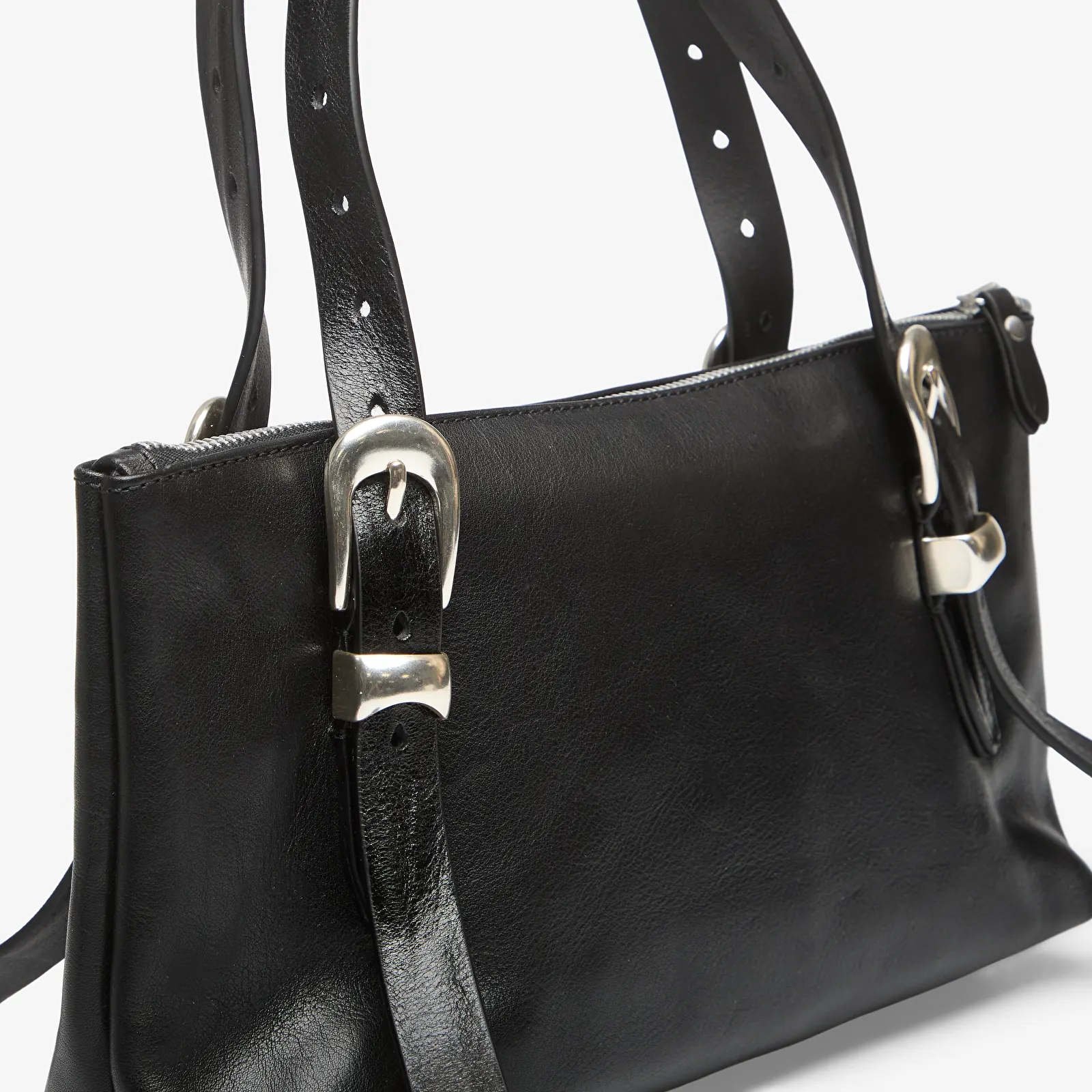 Crossbody somas OUR LEGACY 2 Cm Belt Shoulder Bag Tire Black Forever Cowhide