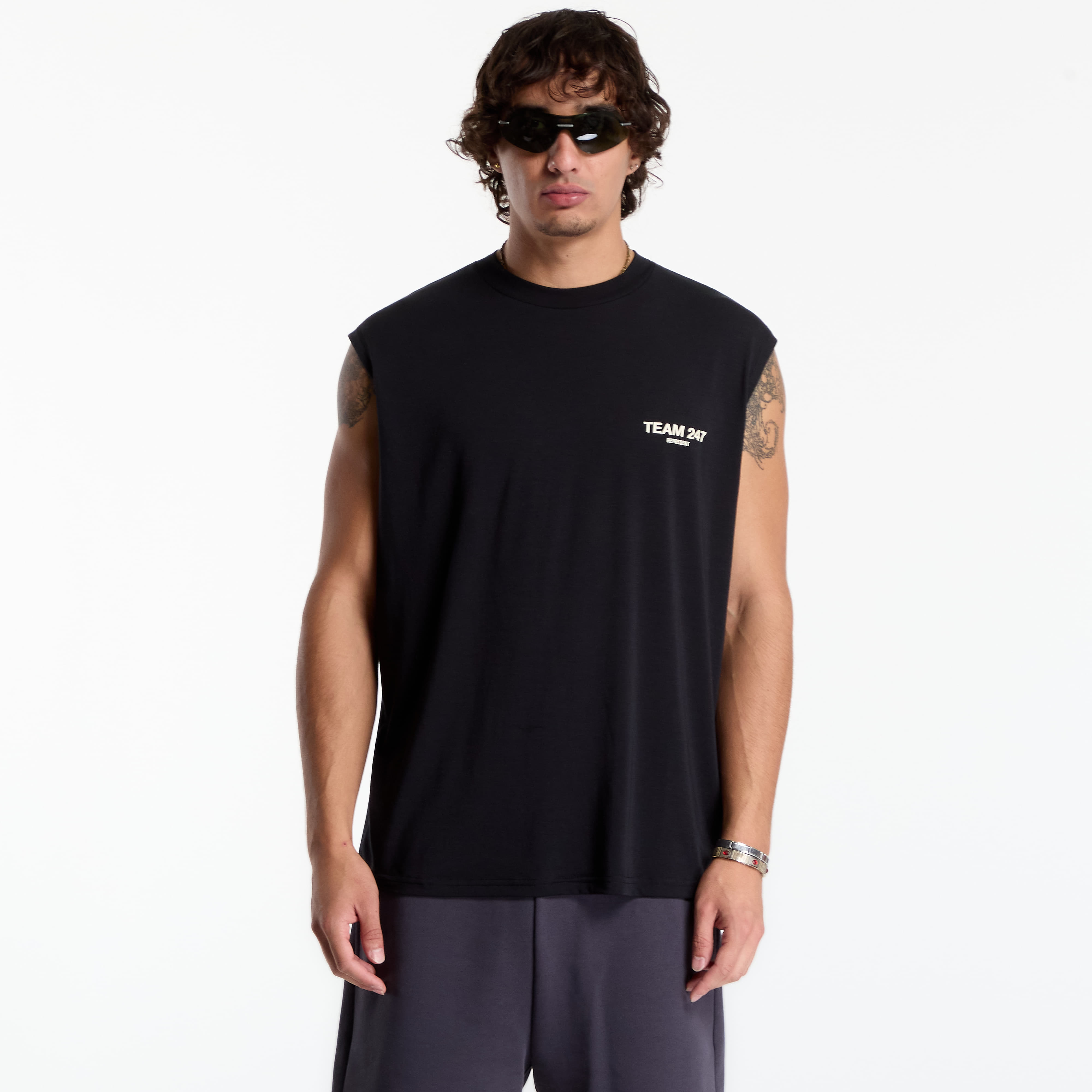 Tank top REPRESENT 247 Team Oversized Tank UNISEX Jet Black XL