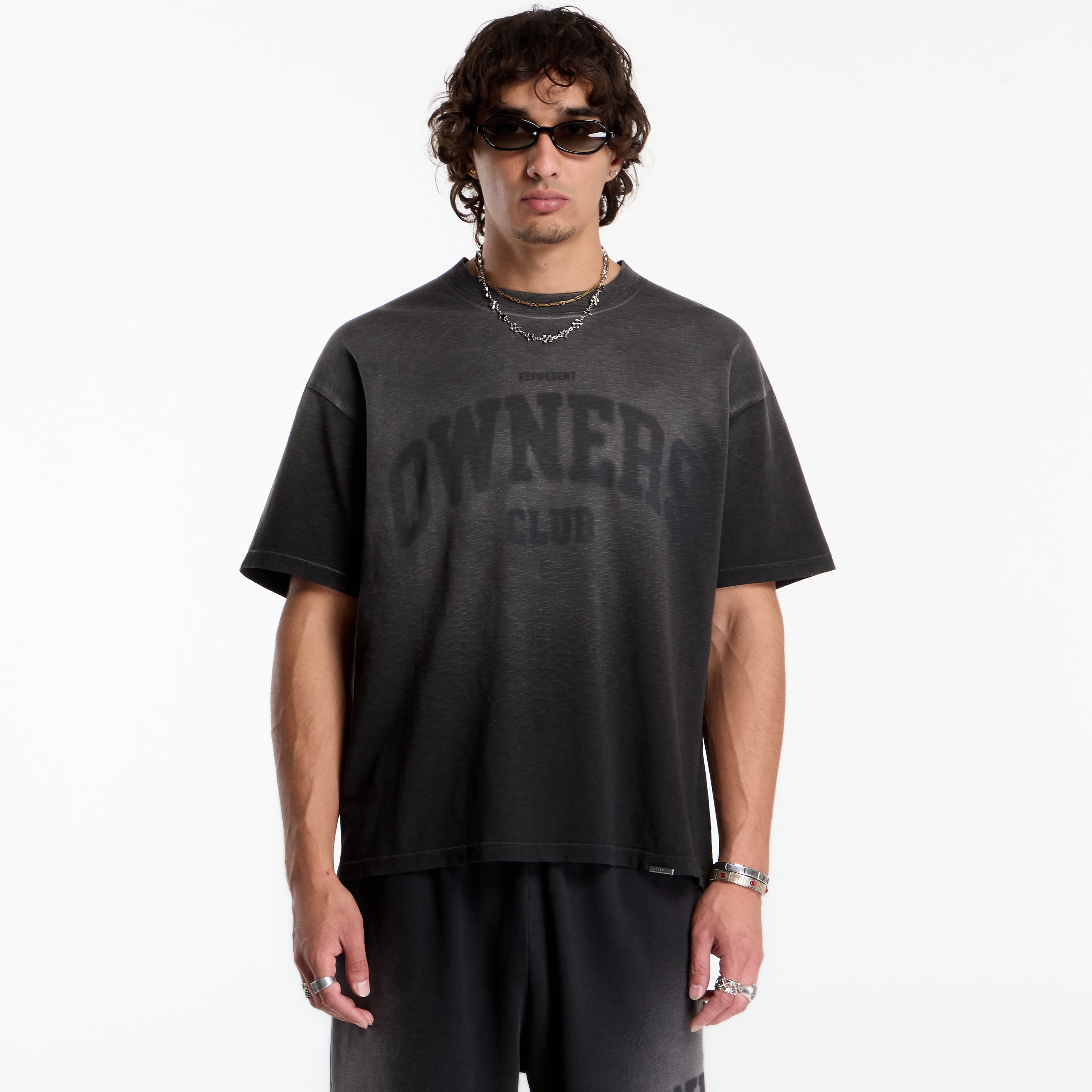 T-shirt Represent Owners T-Shirt UNISEX Weathered Black XL