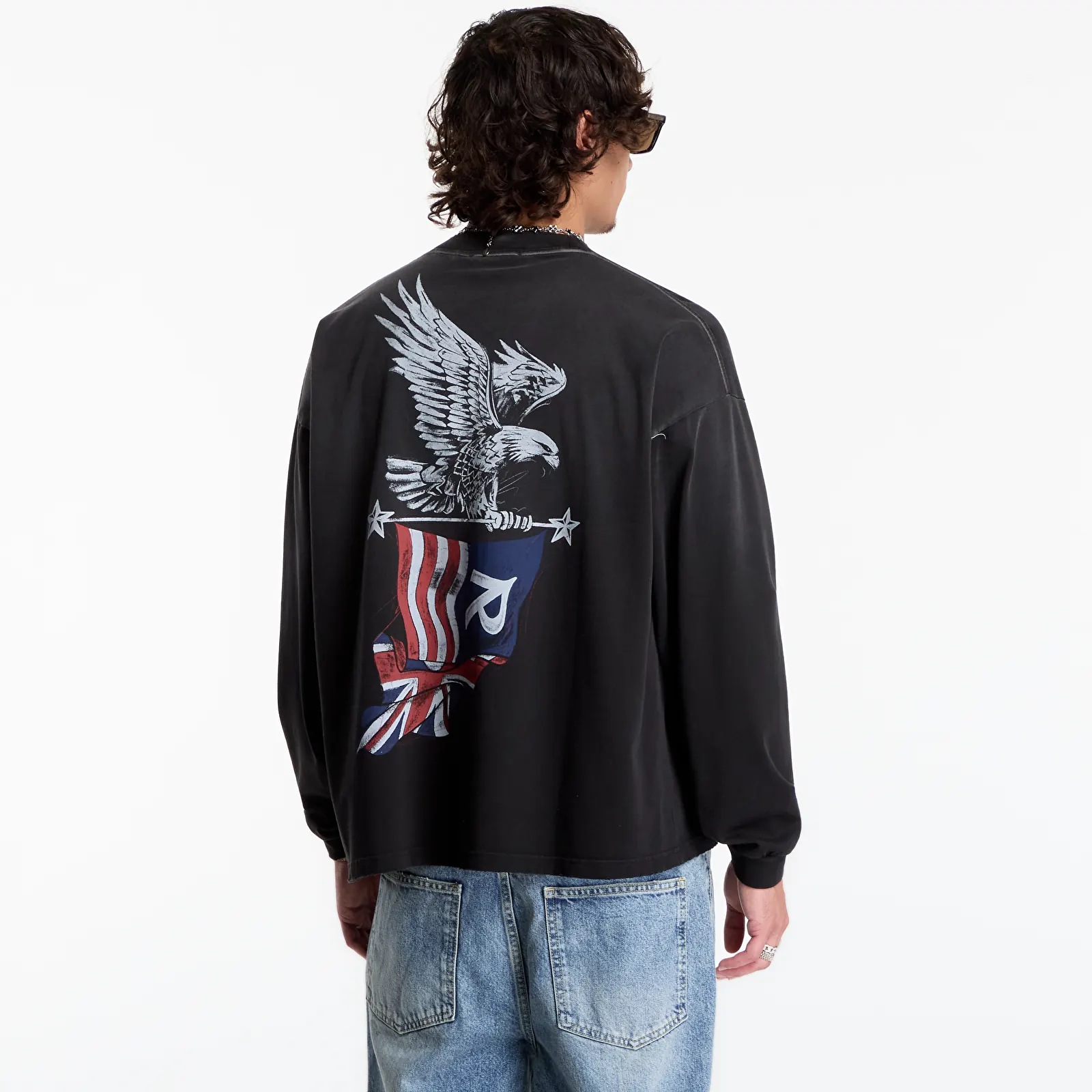 Men's T-shirts Represent Eagle Ls T-Shirt UNISEX Black