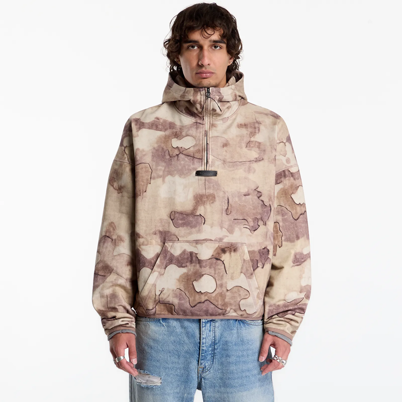 Mikiny Represent Shuttle Hoodie UNISEX Riot Camo