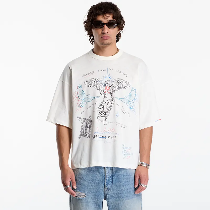 Represent Heavier Than The Heavens T-Shirt UNISEX Antique White