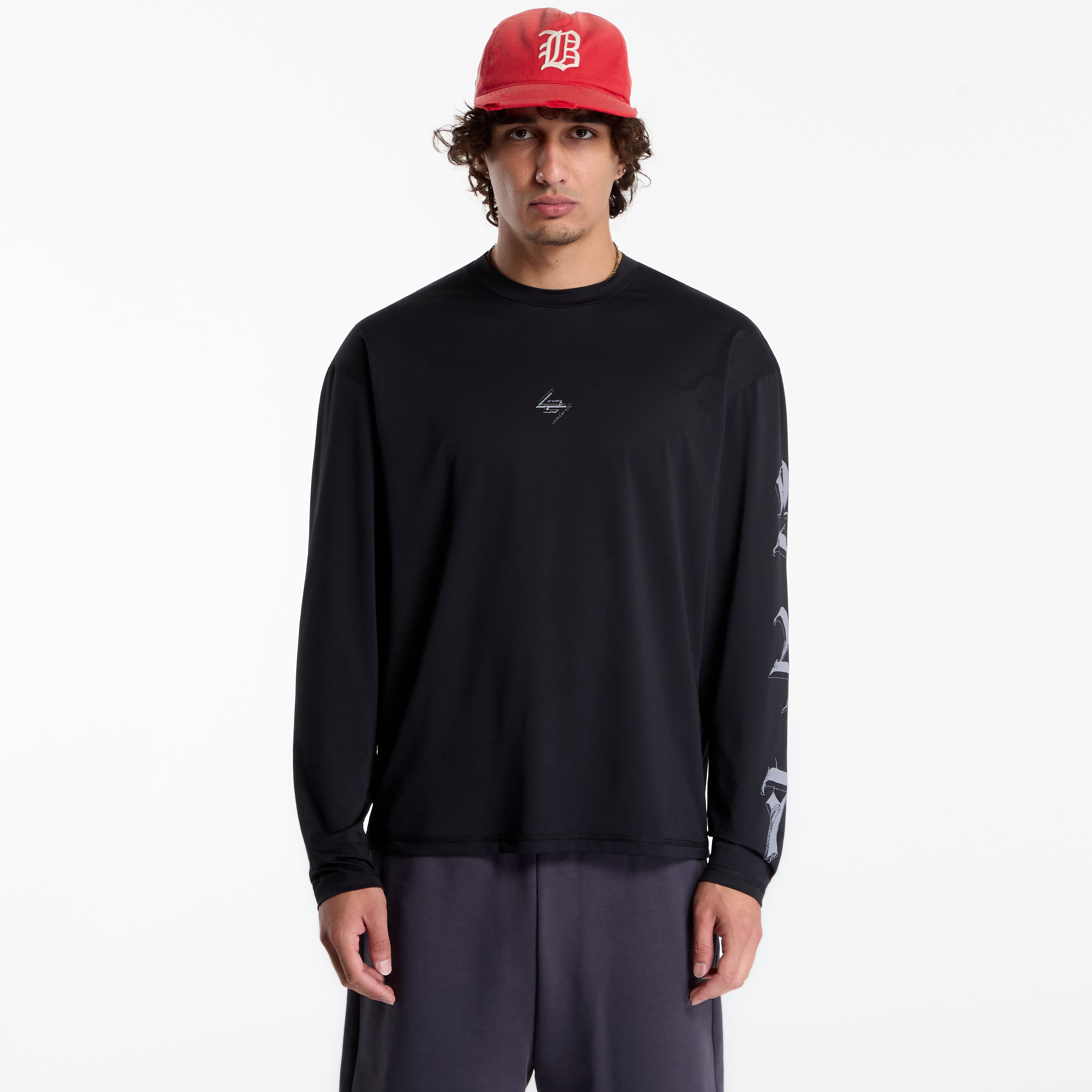 T-shirt Represent 247 Noble Ls Tee UNISEX Jet Black L