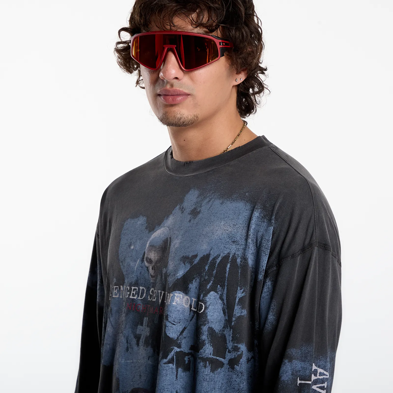 Camisetas Represent 247 Avenged Sevenfold Nightmare Ls Tee UNISEX Aged Black