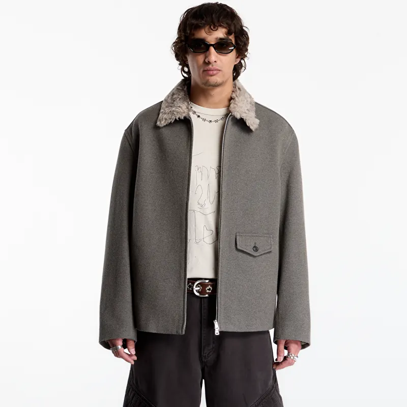Coat OUR LEGACY Evolved Jacket Night Pine Fishbone Bound Wool