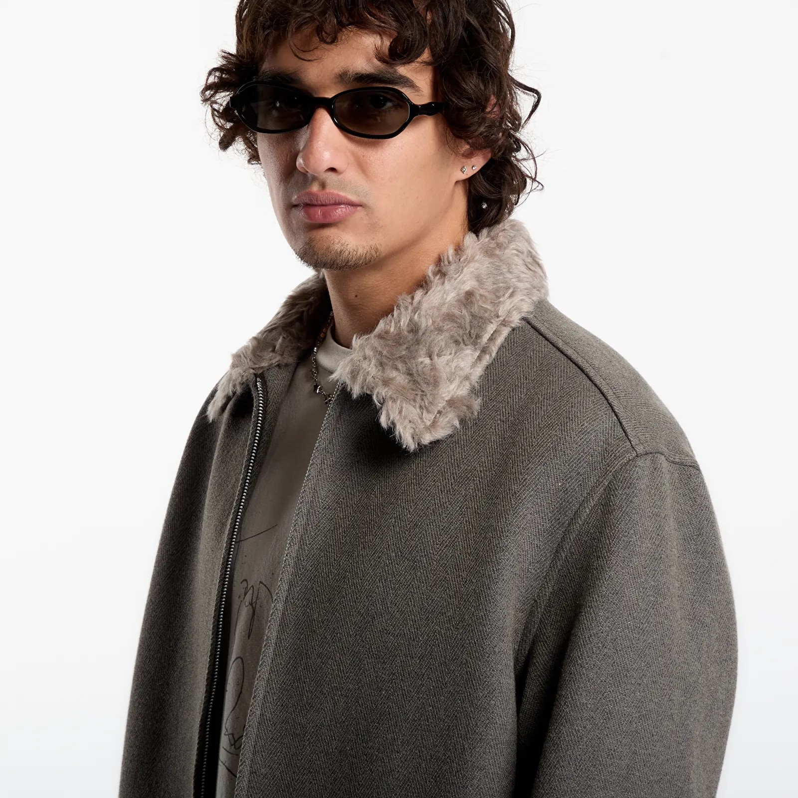 Coats OUR LEGACY Evolved Jacket Night Pine Fishbone Bound Wool