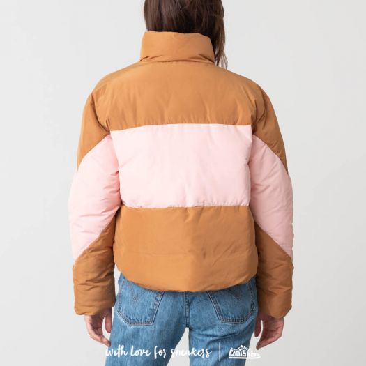 Jacken Champion Cropped Oversized Jacket Brown Pink Footshop
