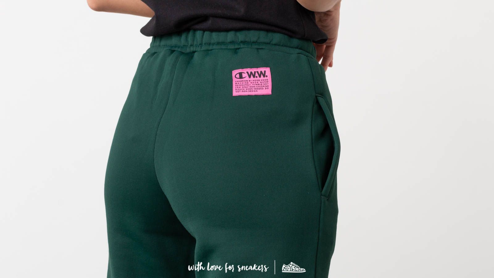 Kalhoty Champion x WOOD WOOD Beth Track Pants Green