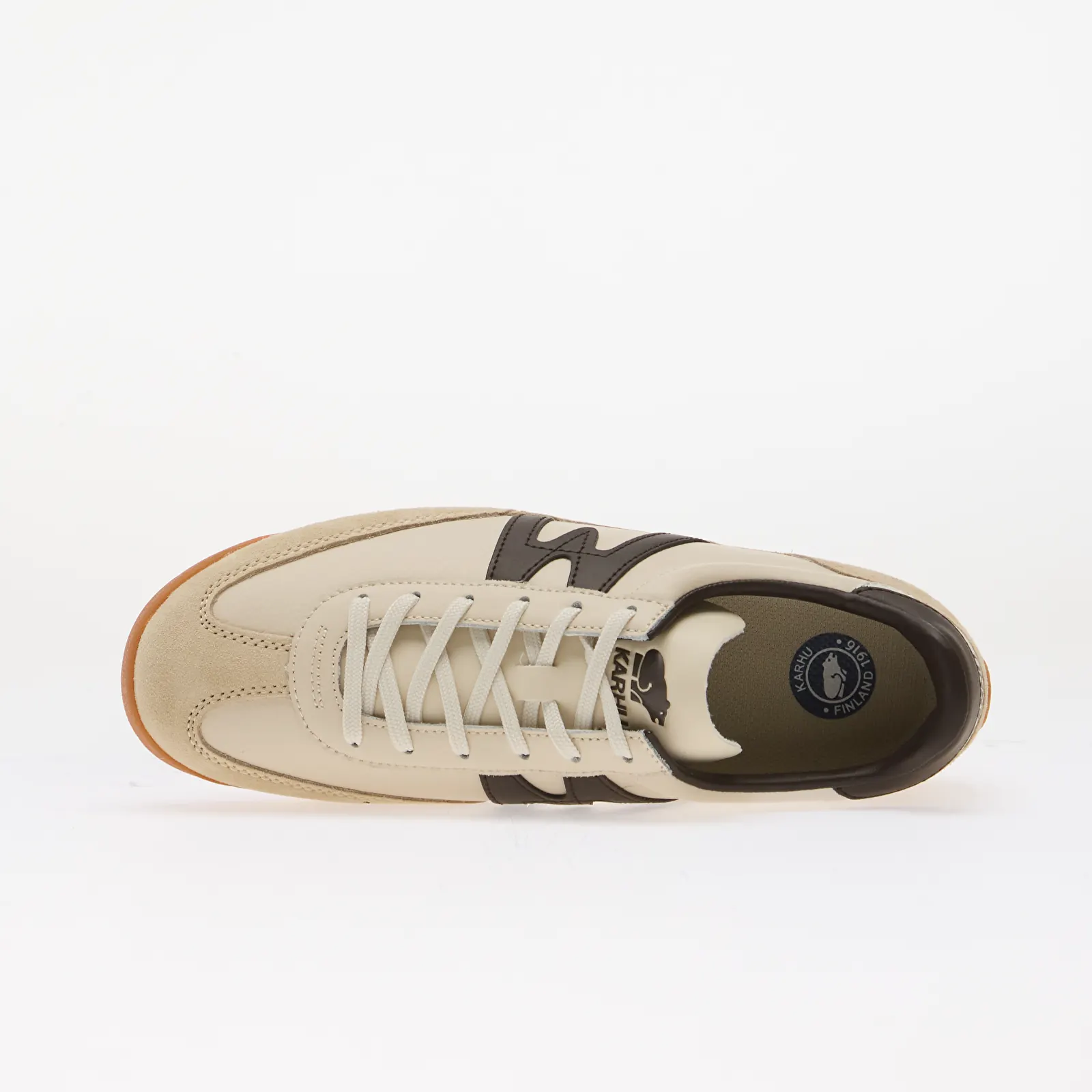 Herren Sneaker und Schuhe Karhu Mestari 76 Gravel/ Chocolate Torte