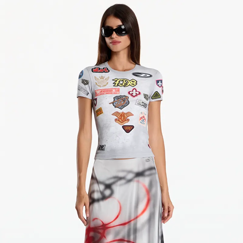 T-Shirt Diesel T-Ele-Long-Aa2 Tank Top White