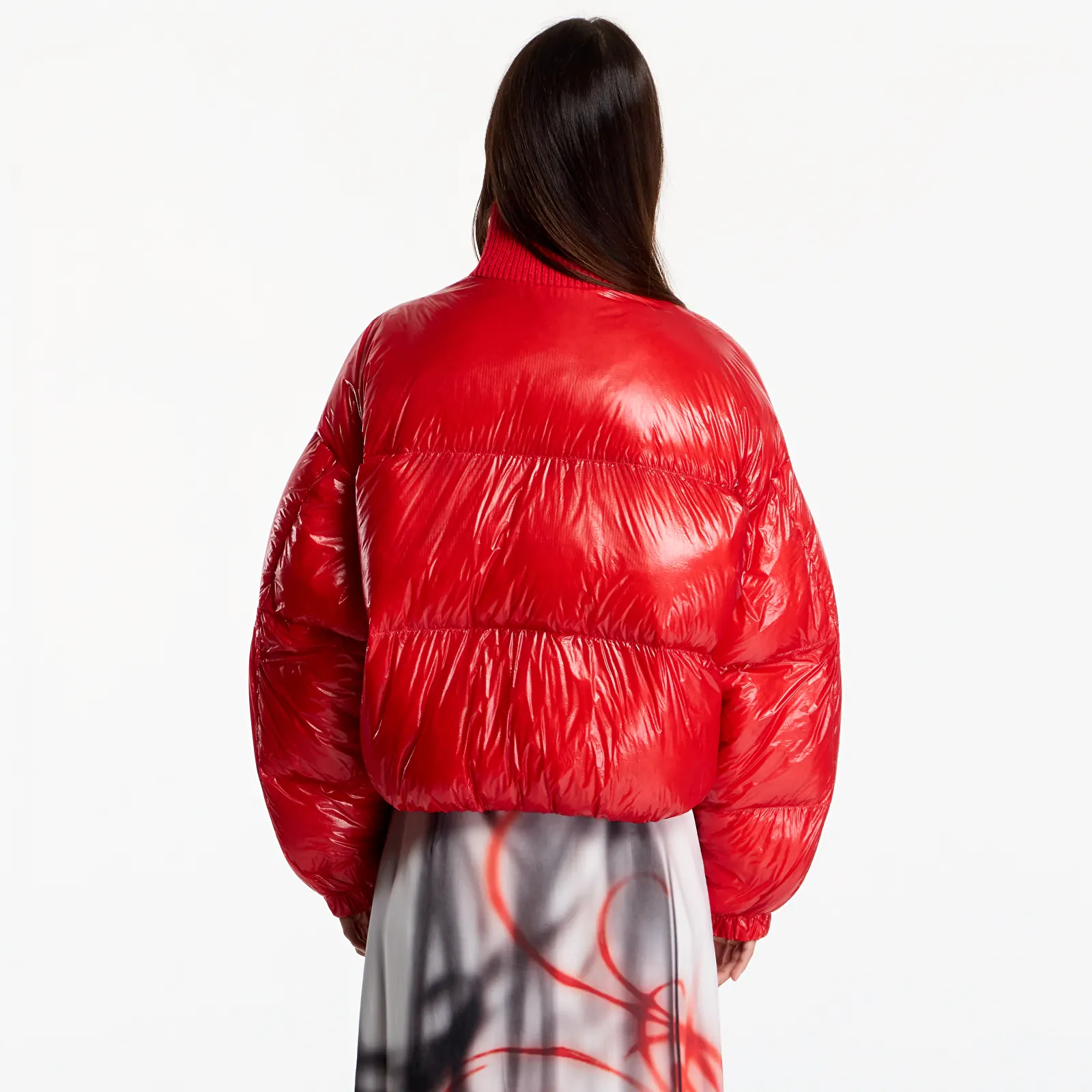 Sieviešu pūra jakas Diesel W-Arrior Jacket Racing Red