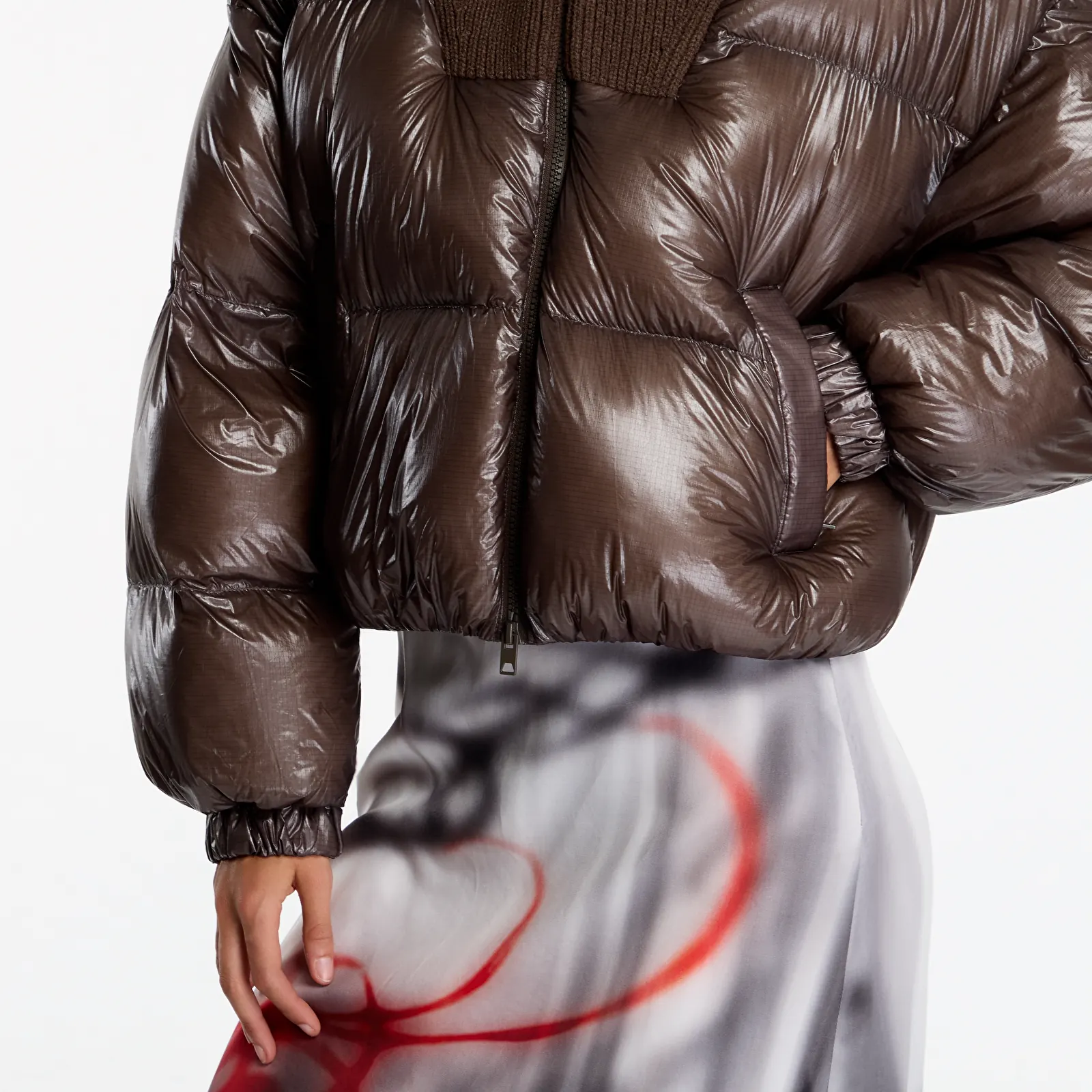 Дамски пухени якета  Diesel W-Arrior Jacket Plum Kitten