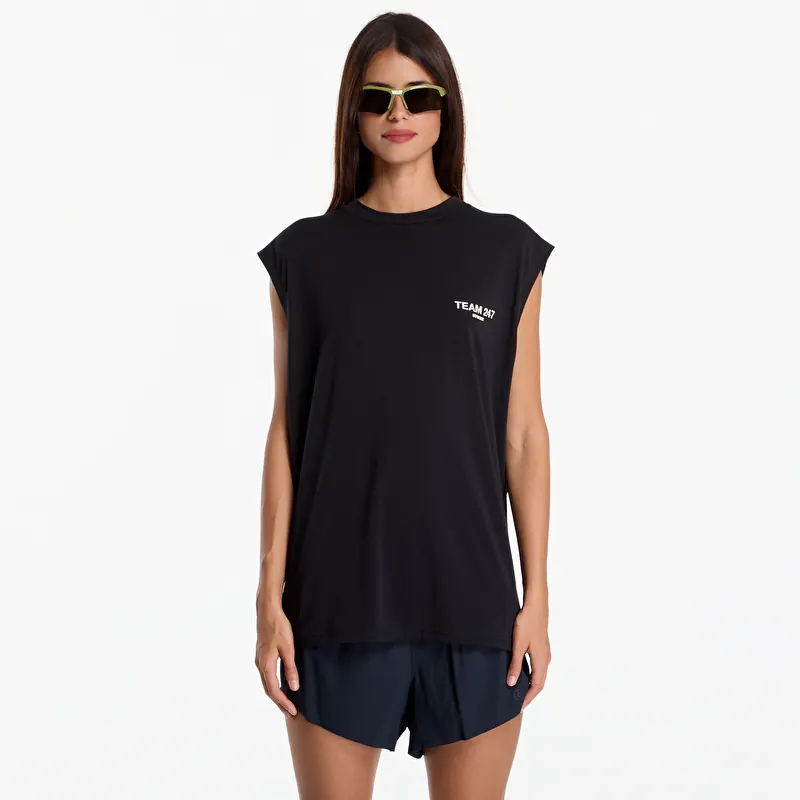 REPRESENT 247 Team Oversized Tank UNISEX Jet Black