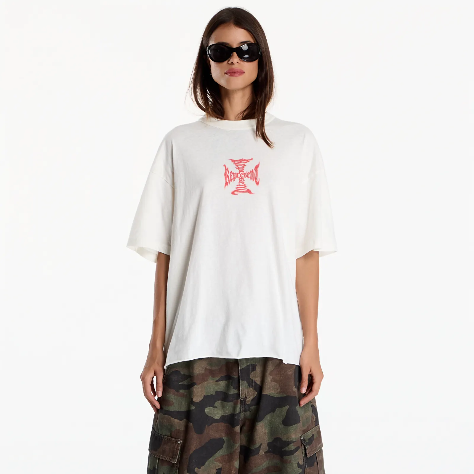T-shirts Represent Mh Tee V2 UNISEX Flat White