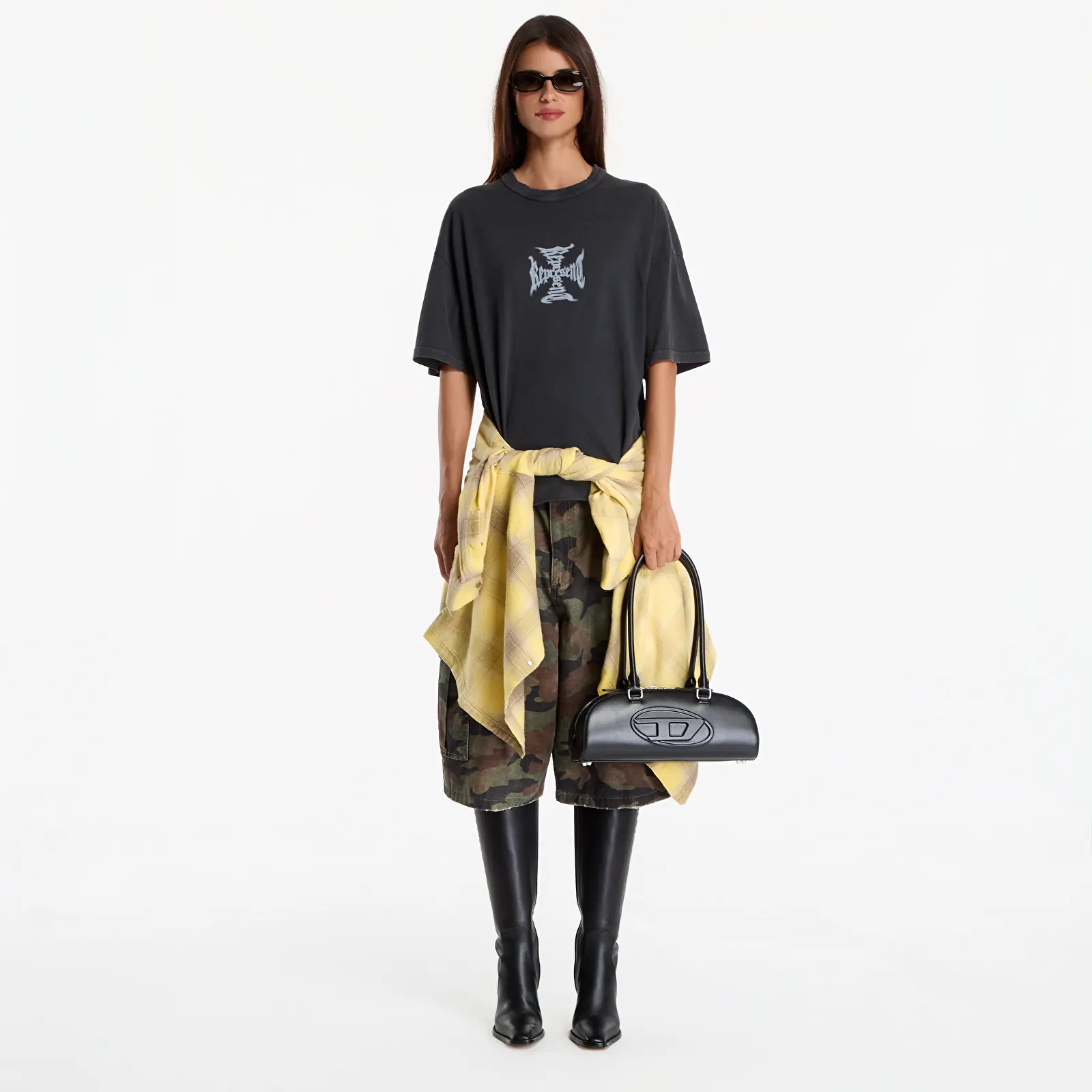 T-shirts Represent Mh Tee V2 UNISEX Faded Black