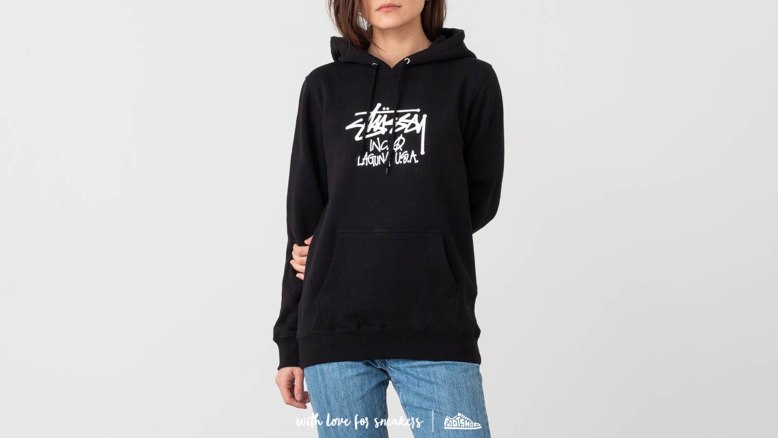 Hoodies and sweatshirts Stüssy Laguna USA Hood Black | Footshop