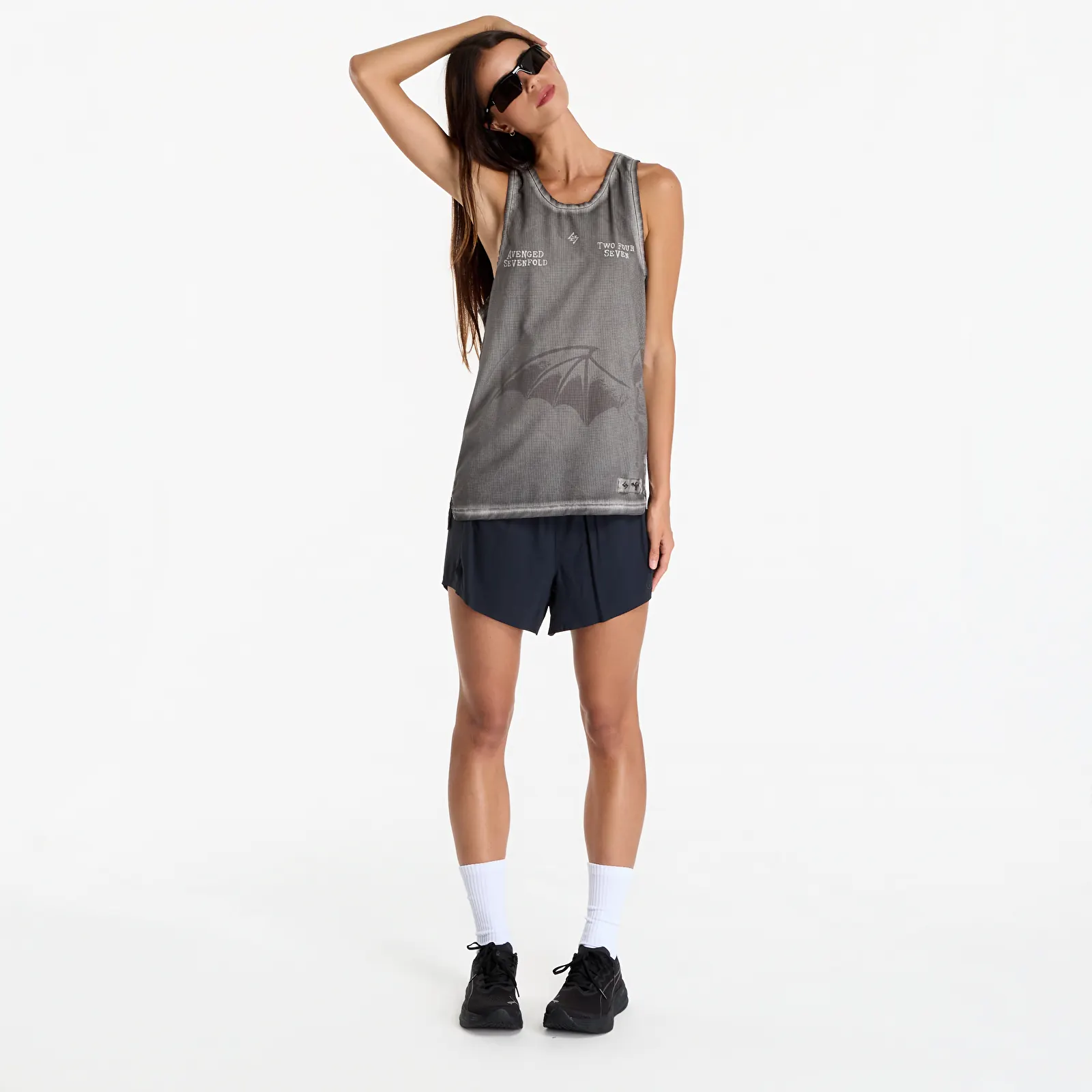 Canotta Represent 247 Avenged Sevenfold Death Bat Singlet UNISEX Washed Grey