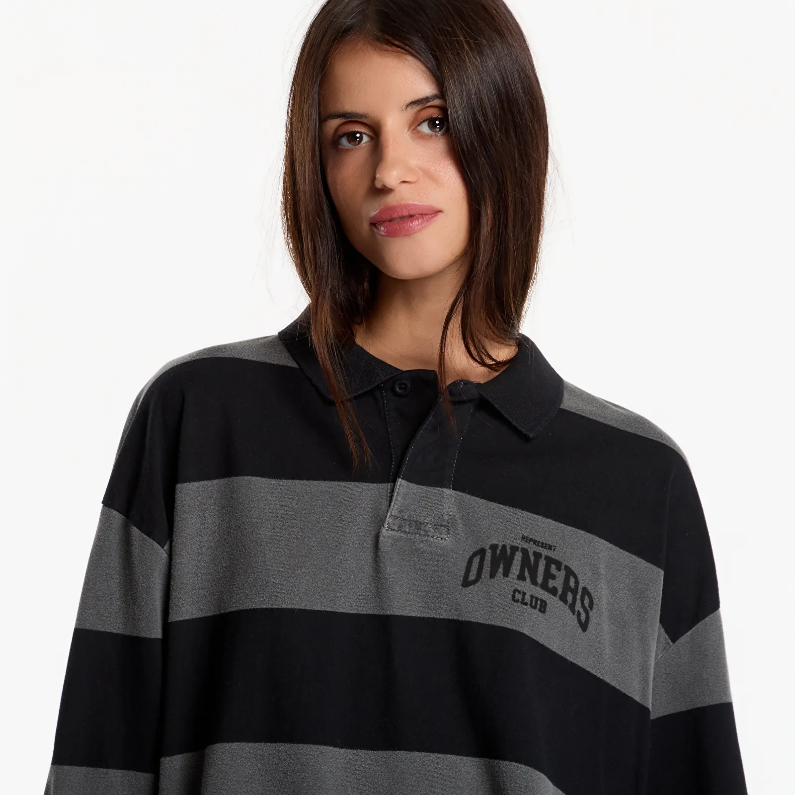 T-paidat Represent Owners Rugby Top UNISEX Weathered Black