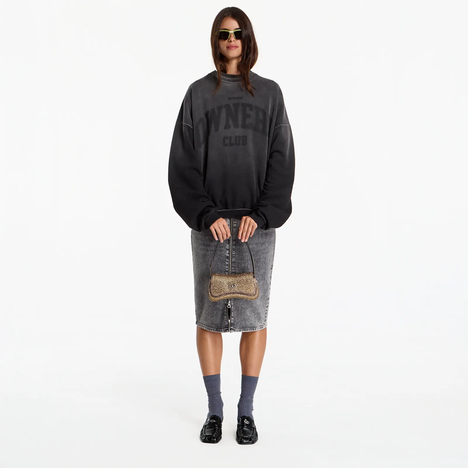 Sudaderas Represent Owners Sweater UNISEX Weathered Black