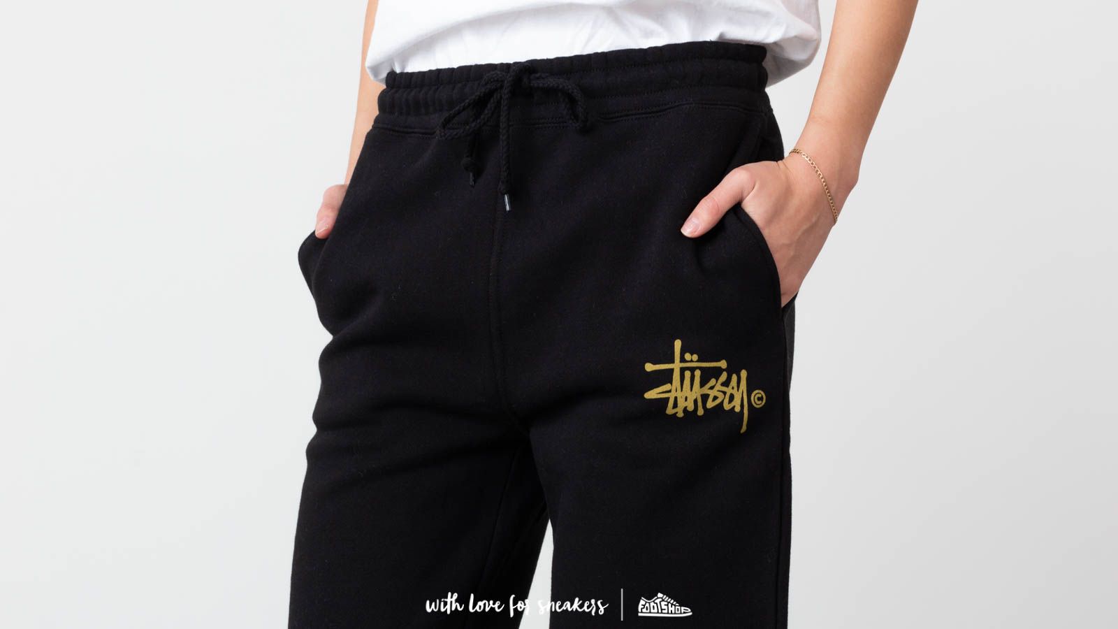 Jogger Pants Stüssy Basic Logo Sweat Pants Black