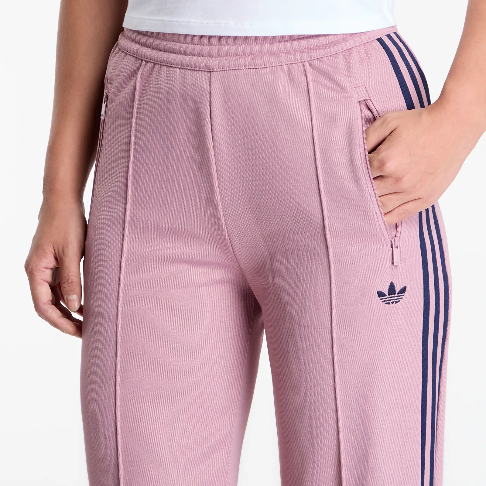 Women's sweatpants adidas Beckenbauer Track Pants Magic Mauve/ Night Indigo