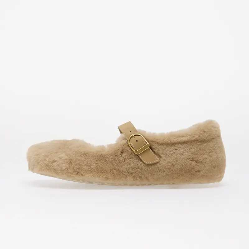 Birkenstock Santa Clarita Shearling Upper Sandcastle