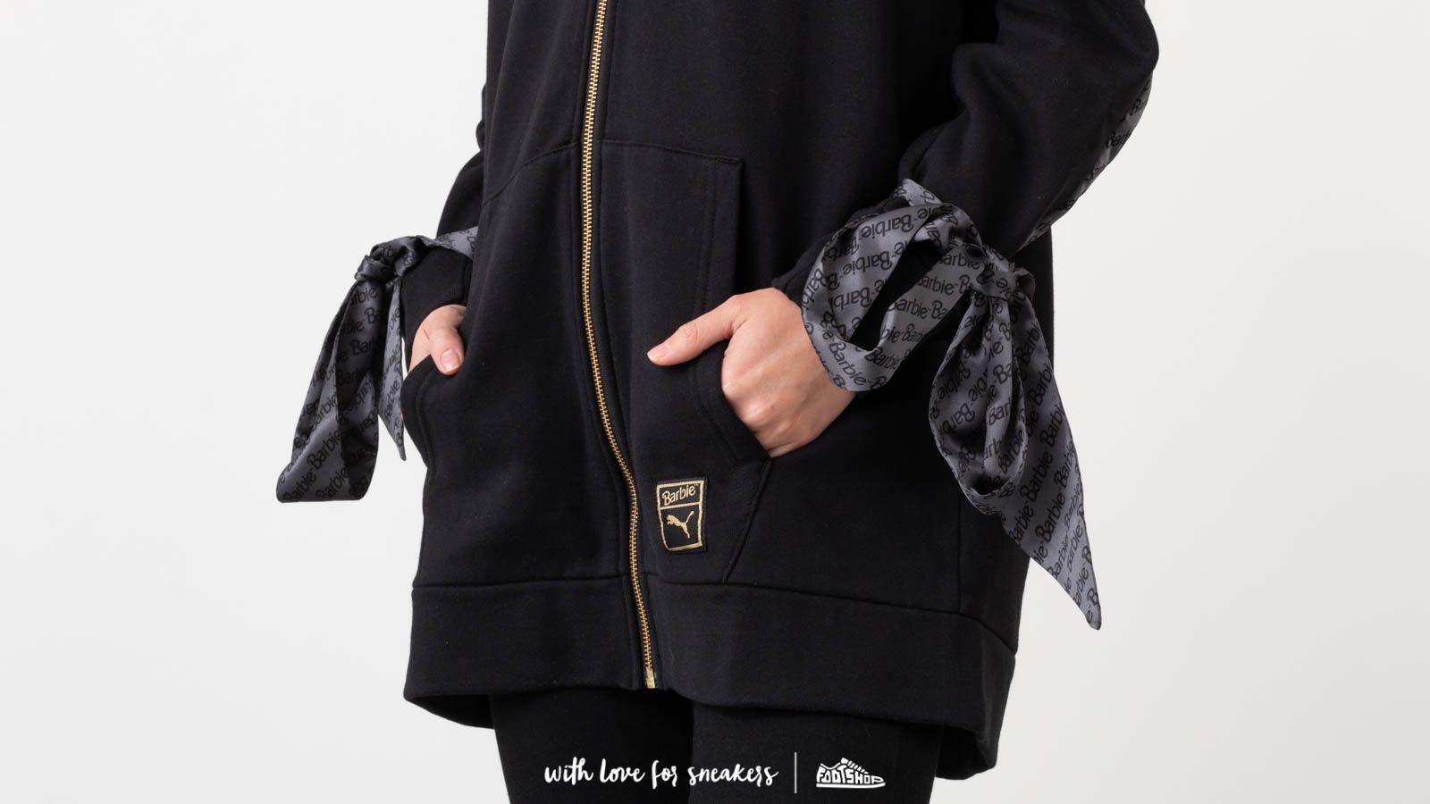 Hoodies and sweatshirts Puma x Barbie Zip Up Hoodie Black Footshop