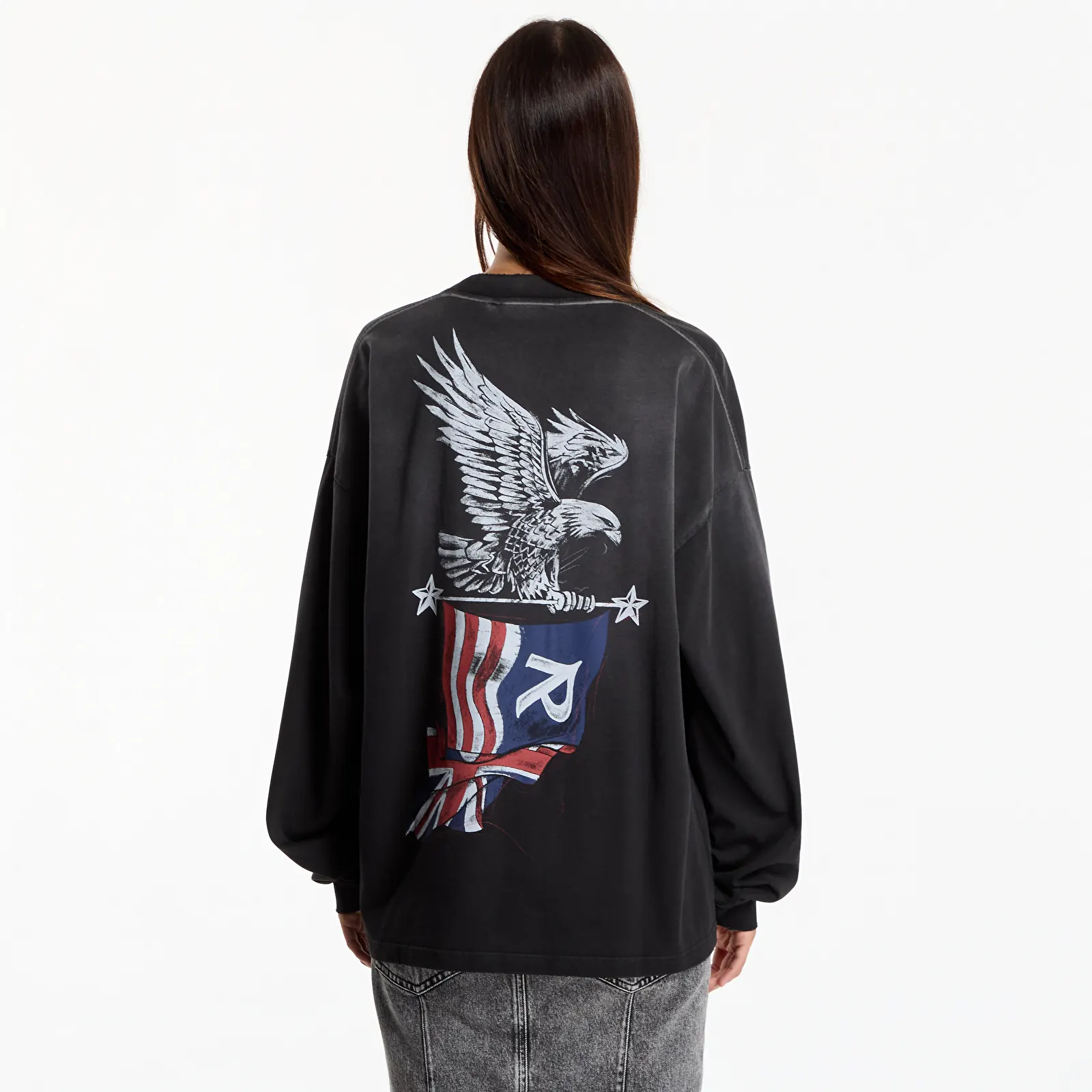 Men's T-shirts Represent Eagle Ls T-Shirt UNISEX Black