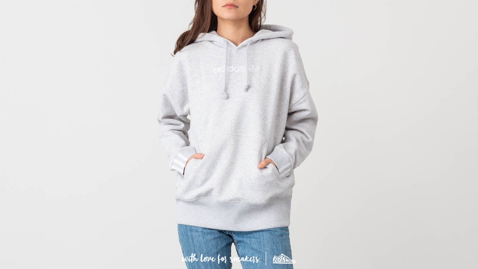 Hoodies and sweatshirts adidas Coeeze Hoodie Light Grey Heather