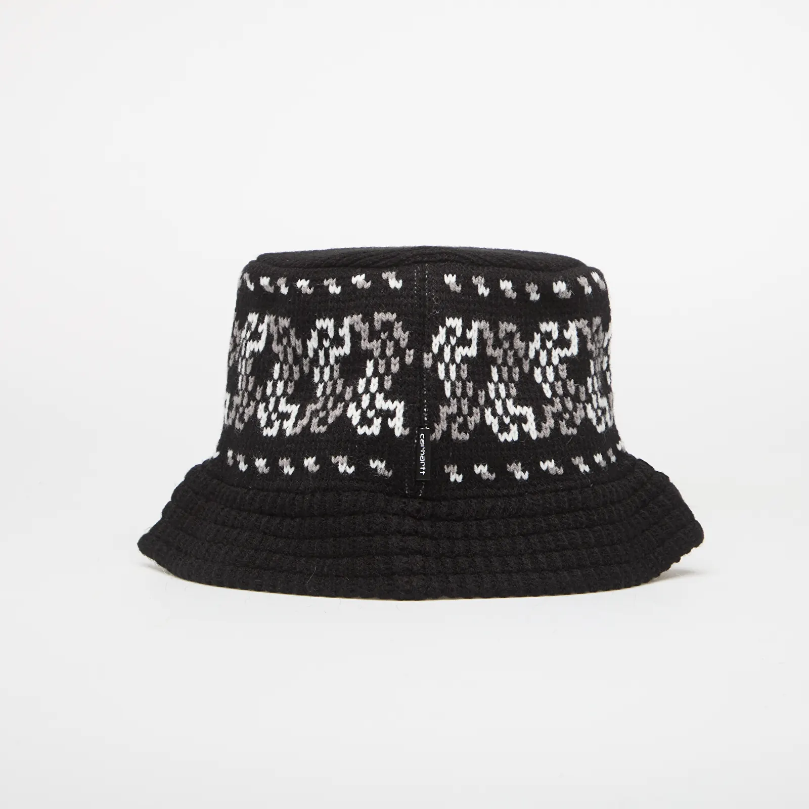 Бъкет шапки Carhartt WIP Bricky Man Knitted Bucket Hat Black
