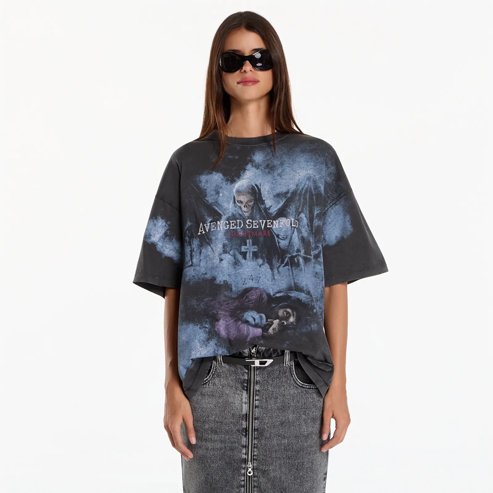 Футболки Represent 247 Avenged Sevenfold Nightmare Tee UNISEX Aged Black
