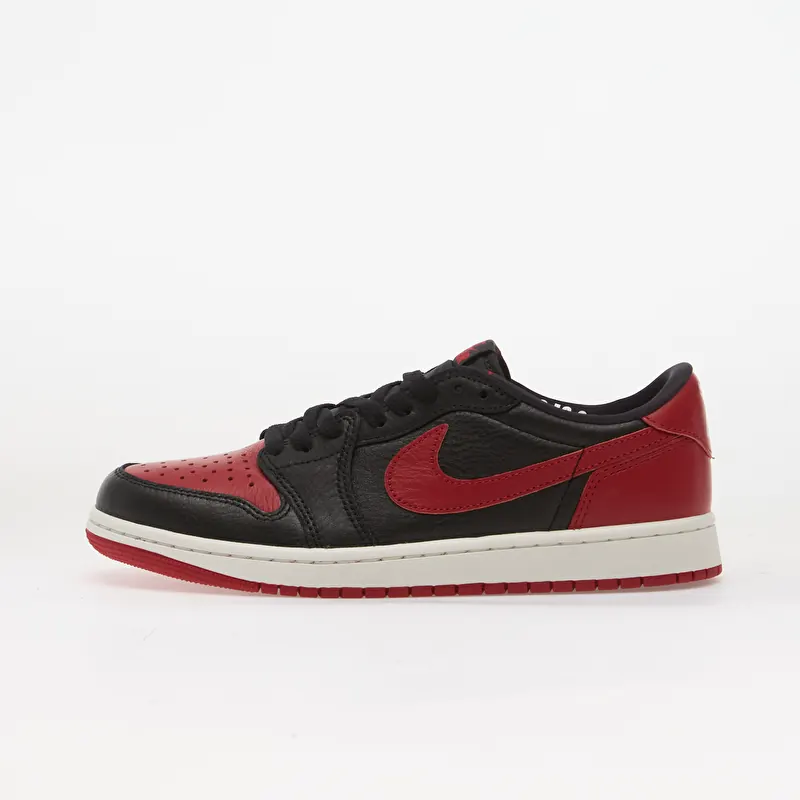 Air Jordan 1 Low OG "Banned" Black/ Black-Varsity Red-Summit White