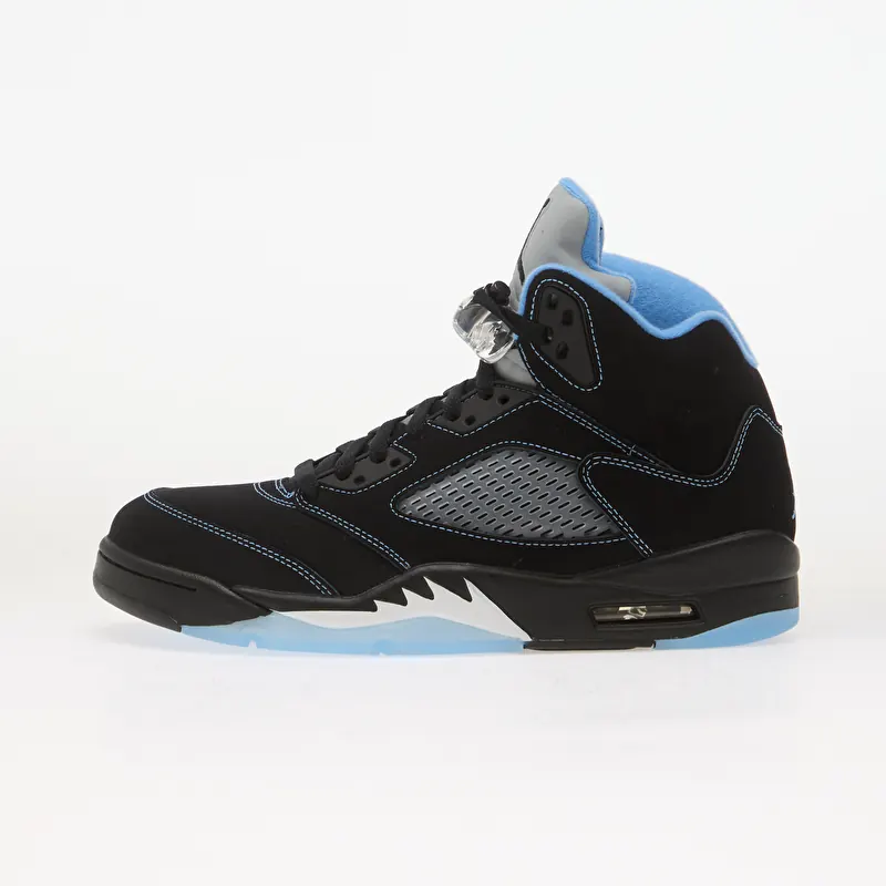 Air Jordan 5 "Black Carolina" Black/ University Blue/ White