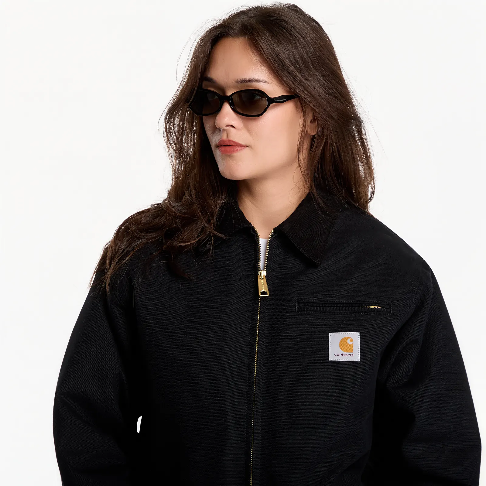 Miesten takit Carhartt WIP OG Detroit Jacket Black/ Black UNISEX