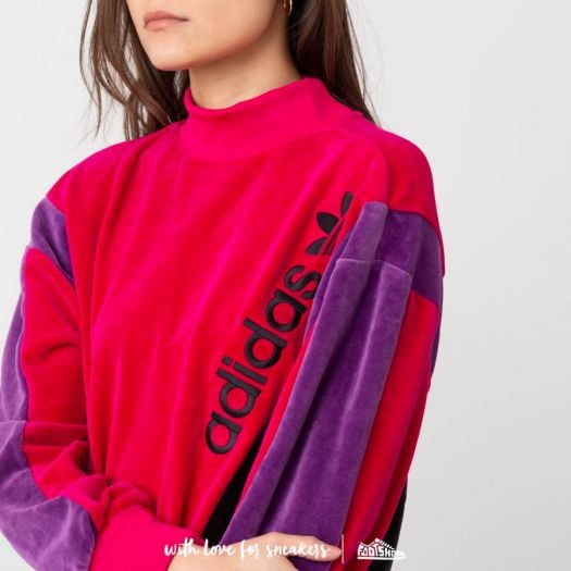 Pink and black adidas sweatshirt 2025