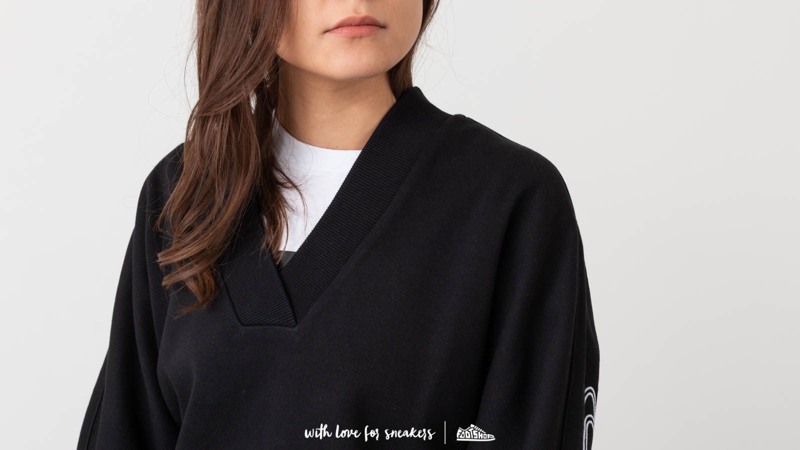 Sweaters Opening Ceremony Logo Dolman Sweatshirt Black