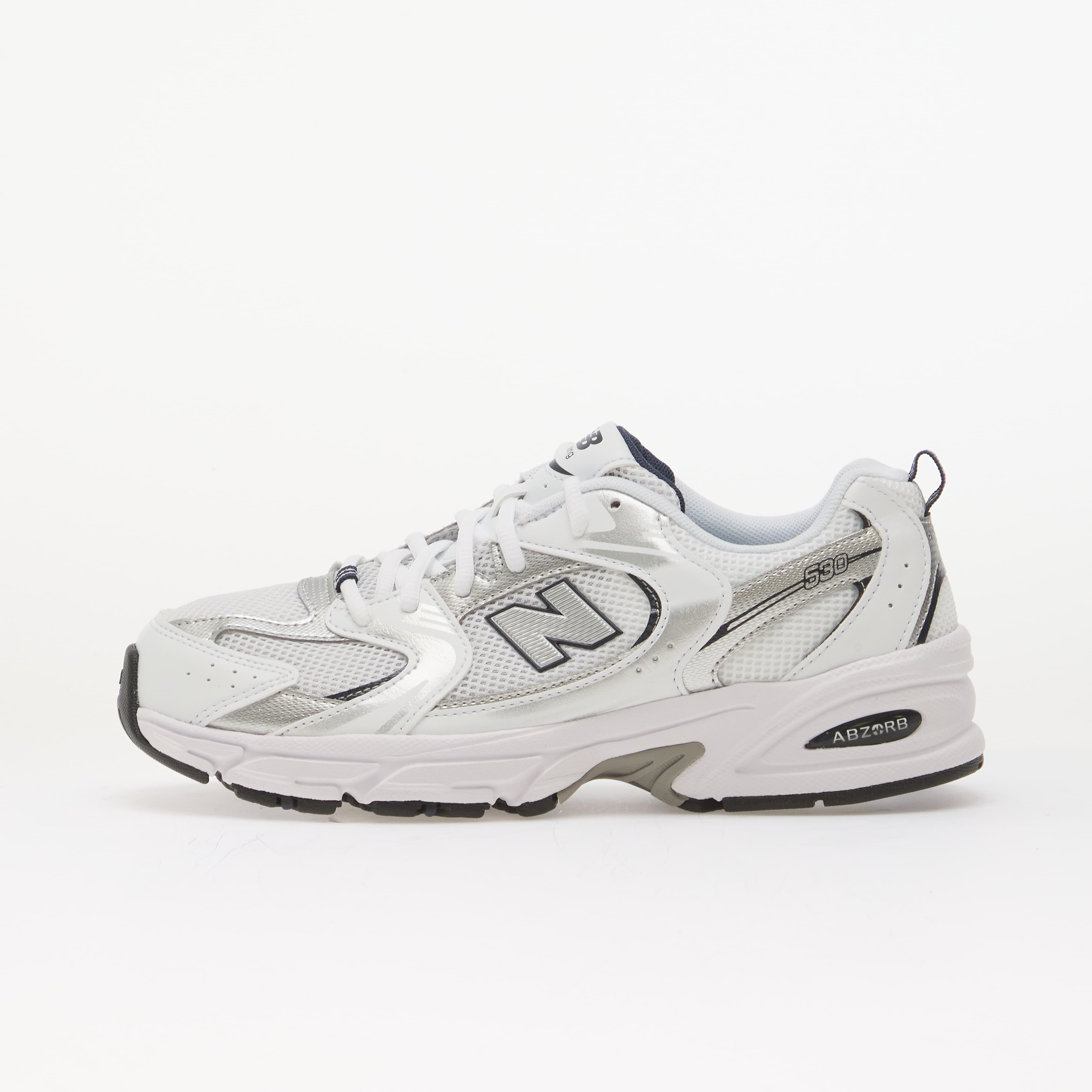 Pantofi New Balance 530 Kids White/ Natural Indigo/ Silver Metallic Sb1 6.5