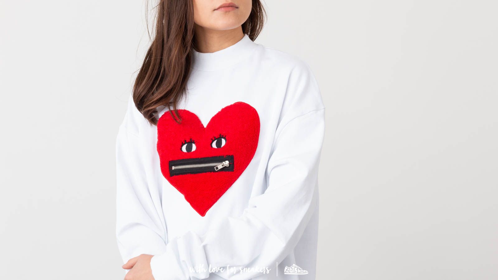 Dress Lazy Oaf Zippy Heart Sweater Dress